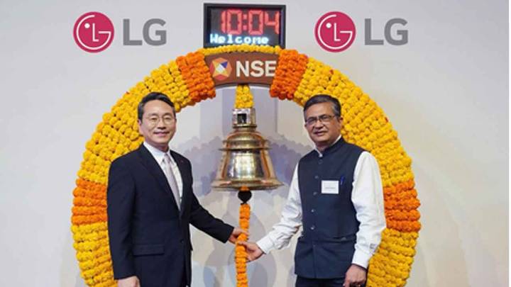 LG Electronics India soars over 50 pc on trading debut, valuation hits $13.07 billion