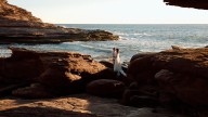 Wedding of the week: Whales steal the show at this coastal Kalbarri wedding ceremony