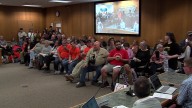 Packed house in Port Washington as people speak out against data center