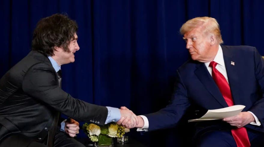 Tras el mensaje de Trump a Milei, acciones argentinas en Wall Street pierden 8% y caen los bonos