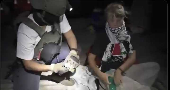 Israel traslada a puerto a tripulantes de la Flotilla y muestra video de Greta Thunberg