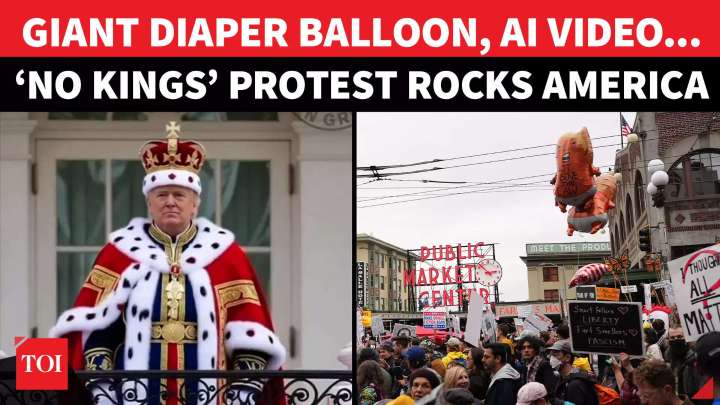 7 Million Americans Rage Against Trump: Stunning Scenes In US Cities As ‘No Kings’ Protest Explodes