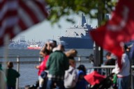 Navy, Marine Corps 250th birthday celebrations begin with ship parade