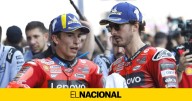 Imágenes inéditas: Pecco Bagnaia aplaudió la patada de Valentino Rossi a Márquez