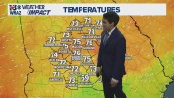 Gloomy skies are staying around to kick off the weekend