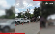 Restablece CFE suministro eléctrico a 98.72% de usuarios afectados por lluvias
