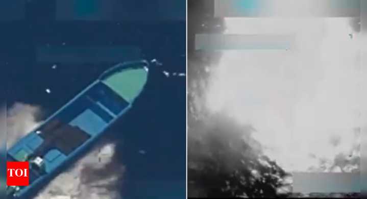 'Waging war on our border': US strikes 'drug-smuggling' boat in Pacific; 2 killed