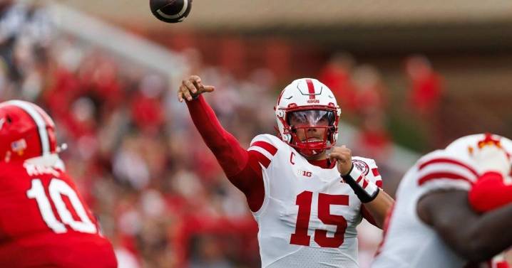Dylan Raiola overcomes turnovers to lead Nebraska’s comeback win at Maryland