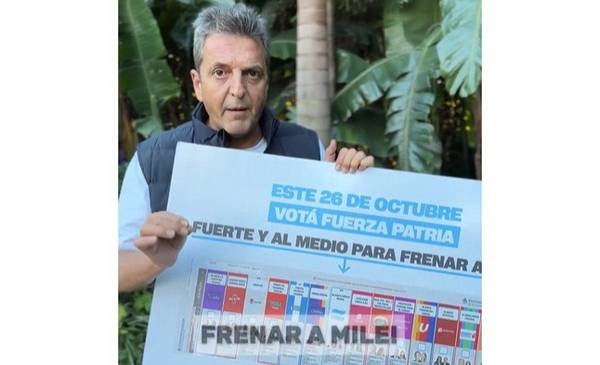 Massa se sumó a la campaña que explica cómo votar con la BUP: "Hay que contar hasta siete"
