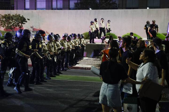 2nd protester alleges excessive force by Las Vegas police during June protests