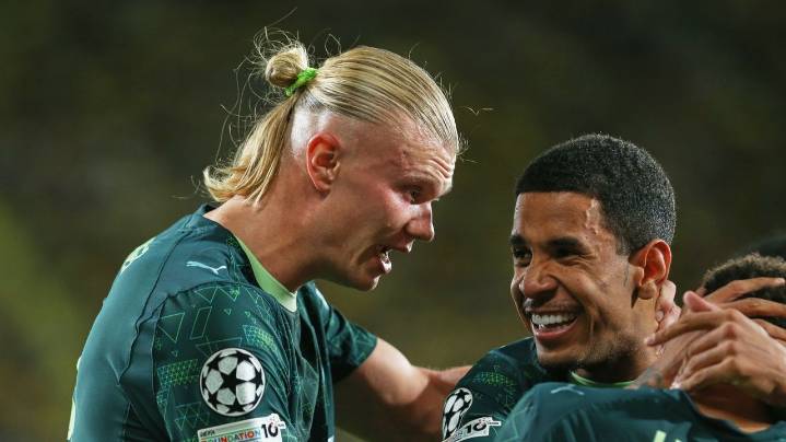 Haaland scores again but Gonzalez injured in Man City's win in Champions League