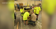 Students built and donated dog houses to animal adoption center