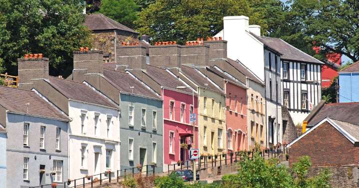 Colourful town two hours from Bristol has cosy pubs and castle