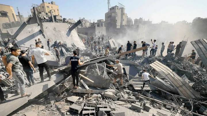 Israel launches air strikes in Gaza after its troops come under attack in Rafah