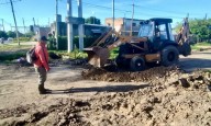 El municipio sigue con los trabajos de mantenimiento de calles y desagües