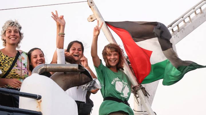 Israel stops Gaza aid flotilla vessels, says Greta Thunberg and others on board are safe