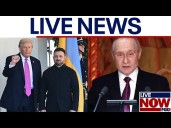LIVE NEWS: Trump says no tomahawks for Ukraine, George Santos freed, No Kings rallies