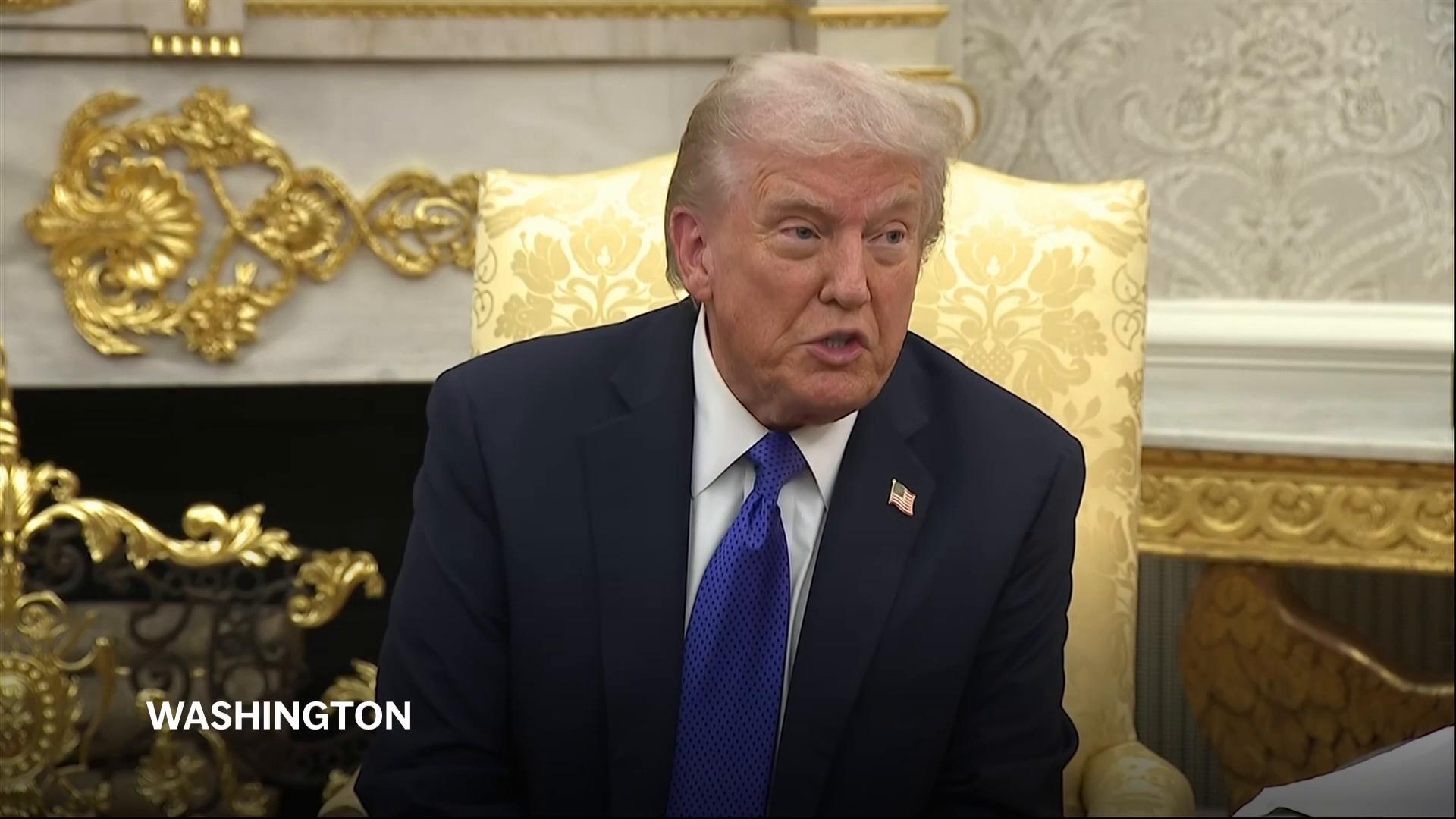 Trump says he hopes new Russia oil sanctions will help push Putin to reason