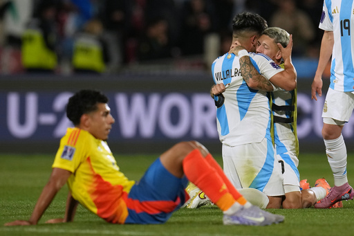 Argentina vuelve a una final sub20 tras superar Colombia y se medirá con Marruecos