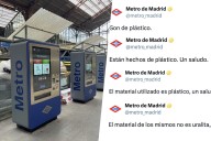 "Es plástico, un saludo": Metro de Madrid se ha gastado una millonada en máquinas avanzadas para cubrirlas como chozas