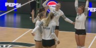 Michigan State volleyball wins five-setter over Iowa, 3
