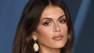 Kaia Gerber sports backless polka dots to celebrate season two of Palm Royale