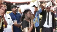 President Droupadi Murmu offers prayers at Lord Ayyappa Temple in Sabarimala