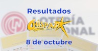 Resultados del Chispazo de hoy 8 de octubre del 2025. Ve los números ganadores