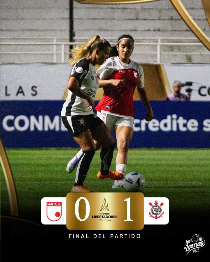 Santa Fe quedó eliminado de la Copa Libertadores femenina tras caer ante Corinthians -