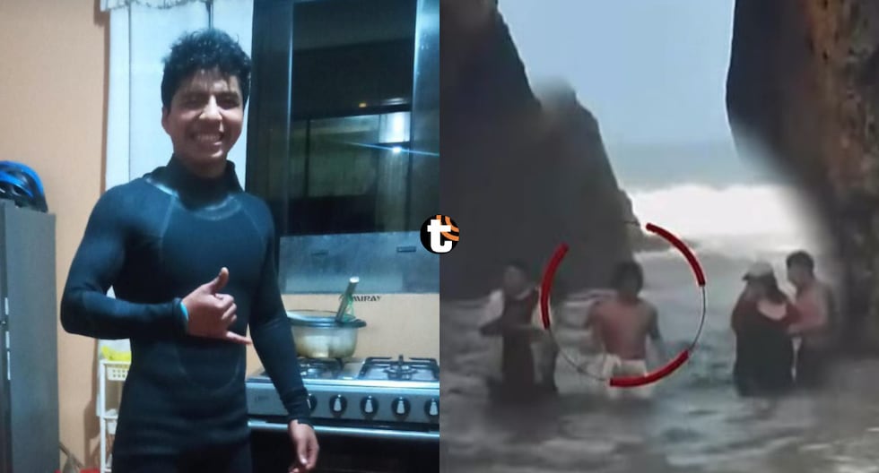 ¡Tragedia en mar de Cañete! Joven desaparece tras ser arrastrado por las olas cuando celebraba su cumpleaños en playa León Dormido Familia denuncia falta de apoyo en labores de rescate y exige que se 