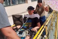 Conrado tiene esclerosis lateral amiotrófica y decidió ir a votar: "Es muy importante poder compartir con todos"