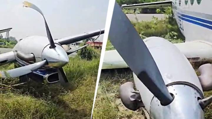 Private jet loses control after take-off, crashes in UP; pilots, passengers safe