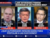 ¿Qué autoridades renunciarán a sus cargos para postular en las Elecciones 2026?