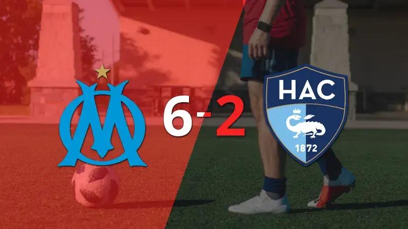 Liga de Francia: Mason Greenwood se luce con un póker de goles en el triunfo 6