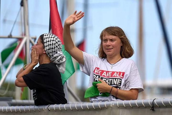 Activists on board Gaza-bound aid flotilla say Israel intercepting vessels