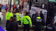 Detención de chofer de transporte público desata balacera en Tlalnepantla