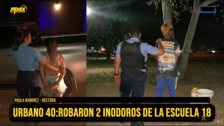 Barrio Urbano 40: Ladrones robaron inodoros del Colegio N°18