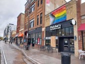 One arrested after Minneapolis ice cream shop firebomb