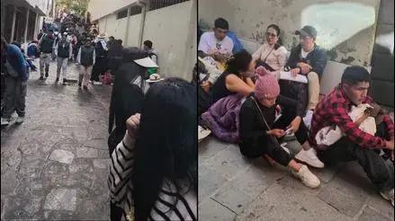 Cusco: profesores y alumnos esperan desde hace más de seis horas para regresar de Ollantaytambo a la ciudad [VIDEO]