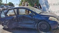 Ignora la luz roja y provoca choque en Nuevo Laredo; mujer y dos menores resultan lesionados