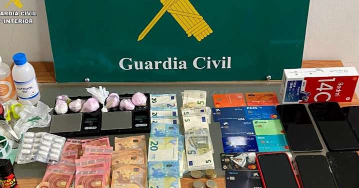 Golpe al narcotráfico en Bargas (Toledo): detenidos dos hombres que vendían droga en una vivienda