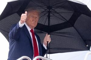 ‘War is over’ in Gaza, Trump says on way to Middle East