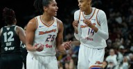Alyssa Thomas misses crucial free throws as Phoenix falls to Las Vegas in Game 1 of WNBA Finals