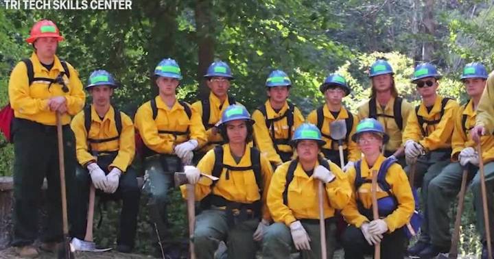 Tri Tech students experience hands-on training at fire and fuels camp