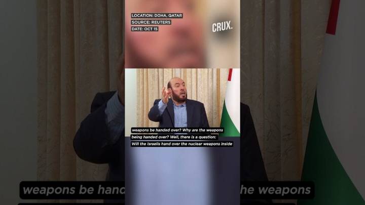 On Cam: Hamas Responds To Trump’s ‘Disarm Or We’ll Do It’ Threat As Gaza Ceasefire ‘Holds’