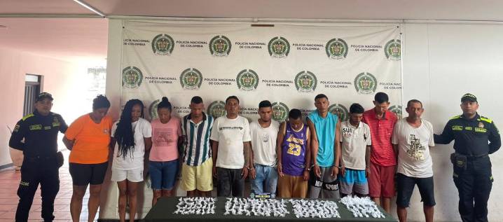 Capturan a once presuntos integrantes de una red de microtráfico de ‘Los Pepes’, en Malambo