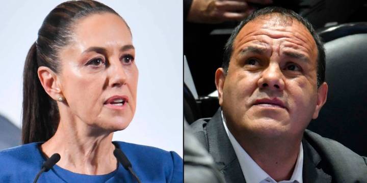 Sheinbaum evita opinar sobre Cuauhtémoc Blanco tras ser captado jhugando Pádel en sesión remota de la Cámara de Diputados