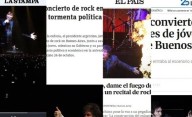 Medios del mundo se burlan del show de Milei: "Eructó bastante"