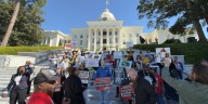 Group gathers at Alabama Capitol to oppose upcoming execution