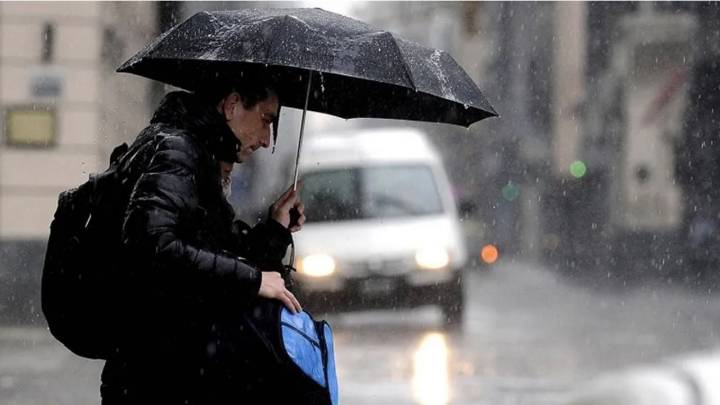 Alerta meteorológica en cuatro provincias por viento, tormentas y caída de granizo